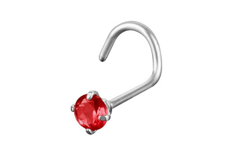 Taffstyle Nasenpiercing Piercing Nase Ohr Lippe Intim Spirale mit Kristall, Stab Barbell Nase Nasenpiercing Nasenstecker Tragus Helix Ohrpiercing von Taffstyle