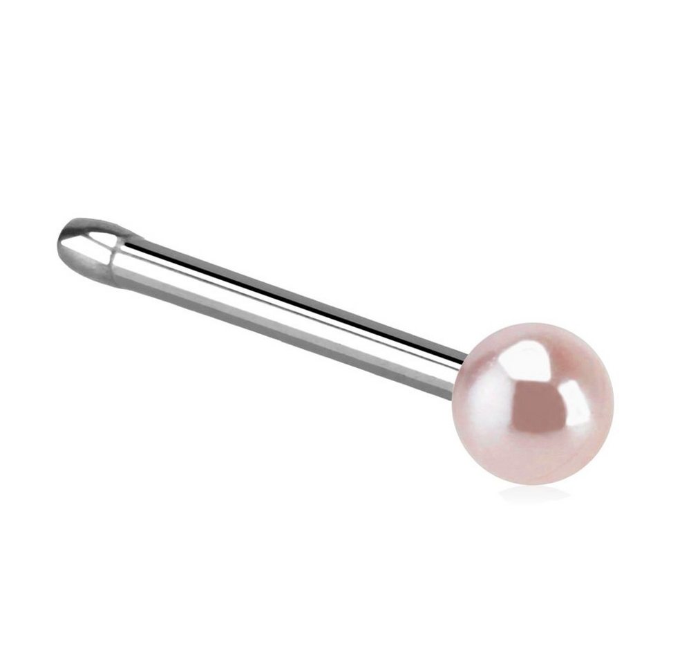 Taffstyle Nasenpiercing Piercing Nase Ohr Lippe Intim mit Perlen Kugeln, Stab Barbell Nase Nasenpiercing Nasenstecker Tragus Helix Ohrpiercing von Taffstyle