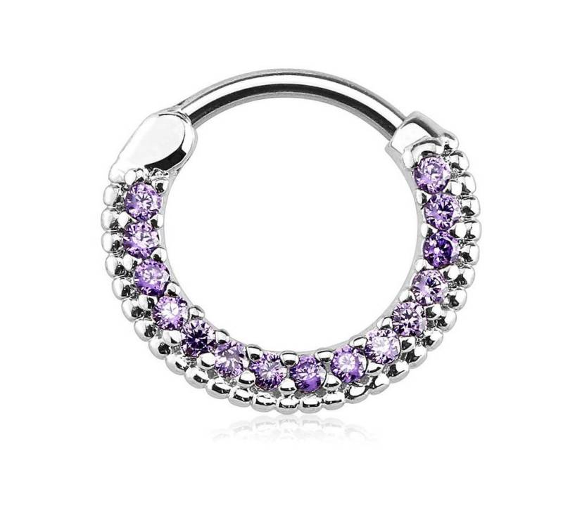 Taffstyle Nasenpiercing Piercing Ring Schild Clicker mit Glitzer Stein, Ring Ohr Nase Lippe Brust Intim Nasenpiercing Nasenring Ohrpiercing Taffstyle Nasenpiercing Piercing Ring Schild Clicker mit Glitzer Stein, Ring Ohr Nase Lippe Brust Intim Nasenpiercing Nasenring Ohrpiercing von Taffstyle