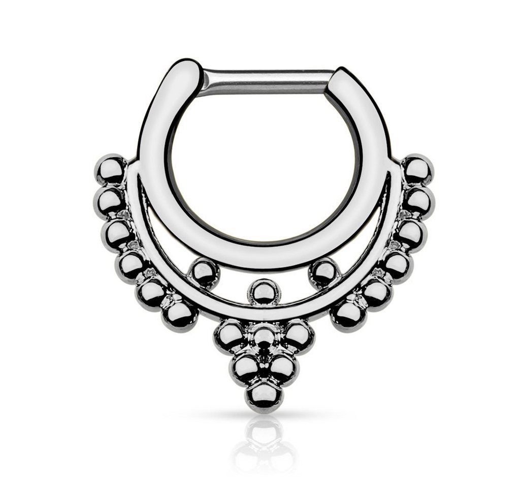 Taffstyle Nasenpiercing Piercing Septum Clicker Ring Tribal Traube, Nasenpiercing Nasenring Ohrpiercing Tragus Helix Ohr Nase Lippe Schild Taffstyle Nasenpiercing Piercing Septum Clicker Ring Tribal Traube, Nasenpiercing Nasenring Ohrpiercing Tragus Helix Ohr Nase Lippe Schild von Taffstyle