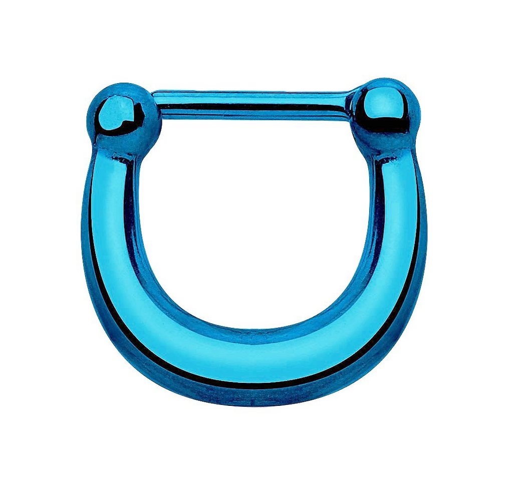 Taffstyle Nasenpiercing Piercing Septum Hufeisen Ring Titan IP poliert, Universal Tragus Helix Ohr Nase Lippe Schild Clicker Hufeisen Ring Taffstyle Nasenpiercing Piercing Septum Hufeisen Ring Titan IP poliert, Universal Tragus Helix Ohr Nase Lippe Schild Clicker Hufeisen Ring von Taffstyle