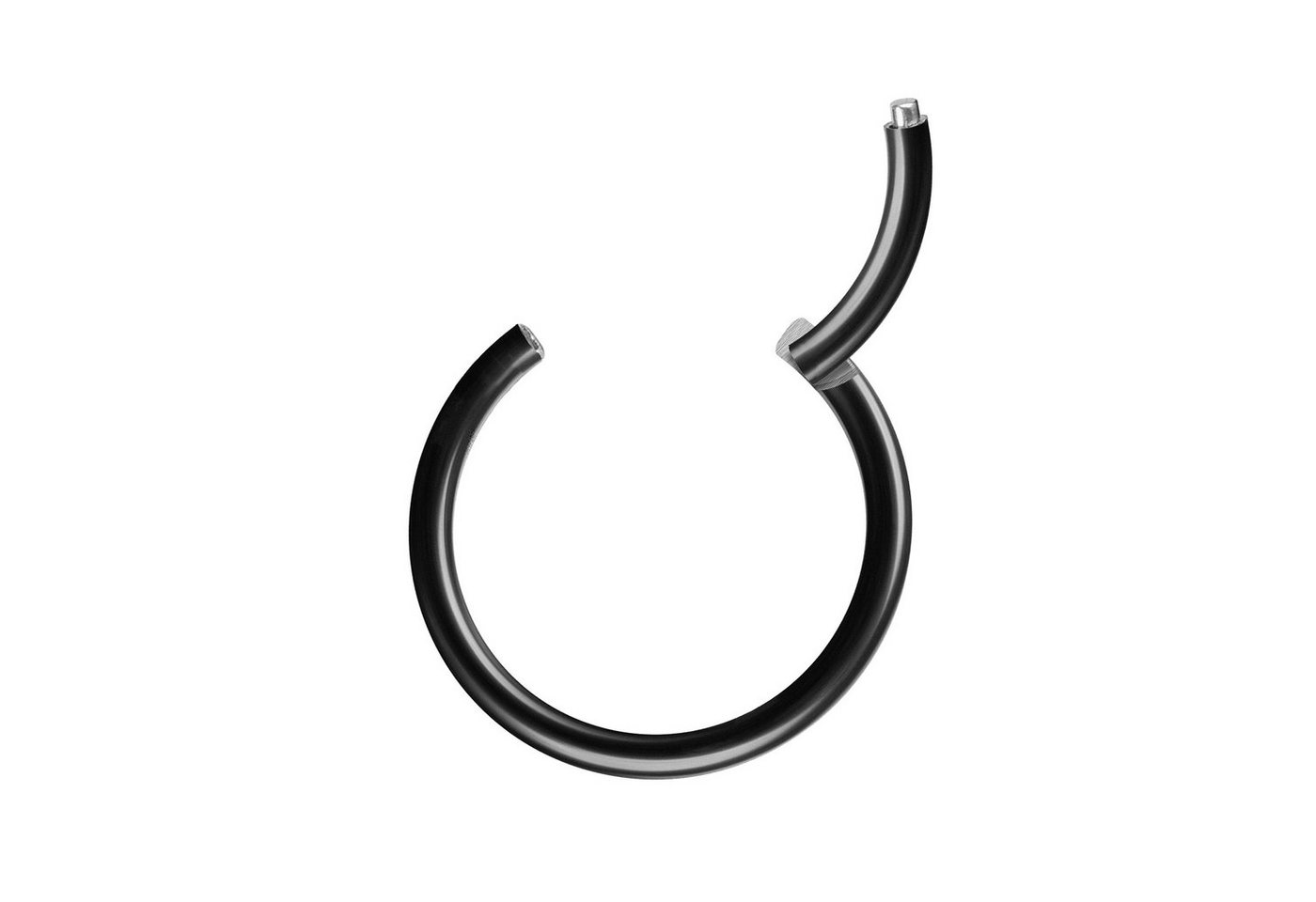 Taffstyle Nasenpiercing Segmentring Piercing Titan G23 oder Chirurgenstahl, Scharnier Klicker Septum Ohr Nase Lippe Brust Augenbrauen Segment Ring von Taffstyle