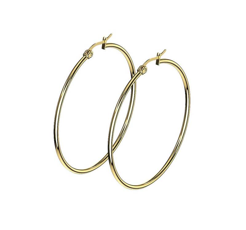 Taffstyle Paar Creolen Damen Ohrringe große Runde Creolen Elegante stilvolle Ohrhänger (Ohrringe Creolen Frauen Damen Schmuck Geschenke zum Geburtstag Weihnachten Valentinstag Muttertag) von Taffstyle