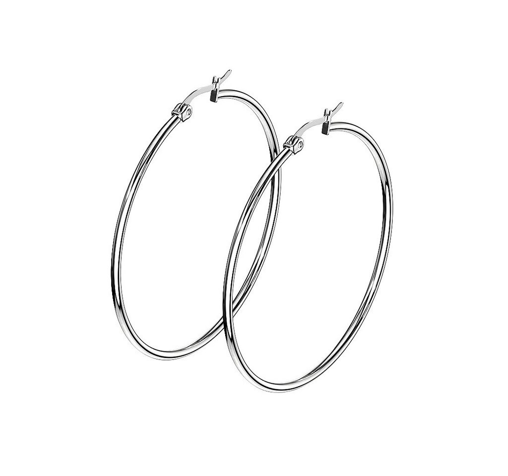 Taffstyle Paar Creolen Damen Ohrringe große Runde Creolen Elegante stilvolle Ohrhänger (Ohrringe Creolen Frauen Damen Schmuck Geschenke zum Geburtstag Weihnachten Valentinstag Muttertag) von Taffstyle