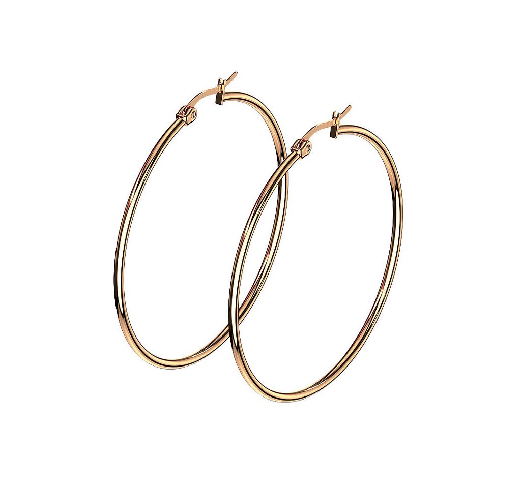 Taffstyle Paar Creolen Damen Ohrringe große Runde Creolen Elegante stilvolle Ohrhänger (Ohrringe Creolen Frauen Damen Schmuck Geschenke zum Geburtstag Weihnachten Valentinstag Muttertag) von Taffstyle