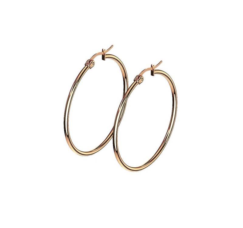 Taffstyle Paar Creolen Damen Ohrringe große Runde Creolen Elegante stilvolle Ohrhänger (Ohrringe Creolen Frauen Damen Schmuck Geschenke zum Geburtstag Weihnachten Valentinstag Muttertag) von Taffstyle