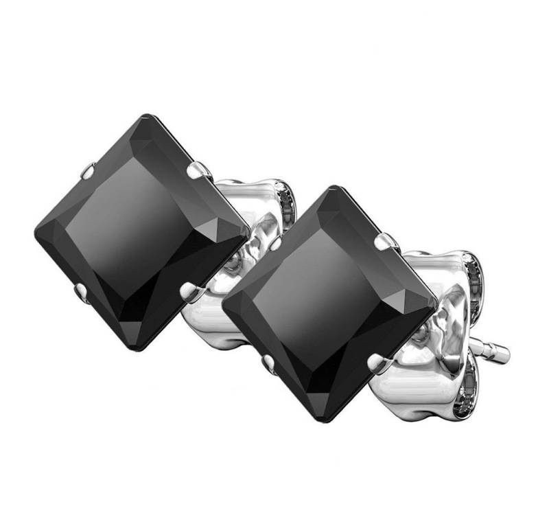 Taffstyle Paar Ohrstecker Ohrringe Stecker Ohrstecker Kristall Diamant Eckig quadratisch Form (Damen oder Herren), Geschenke für Frauen Freundin zum Geburtstag Weihnachten Valentinstag von Taffstyle