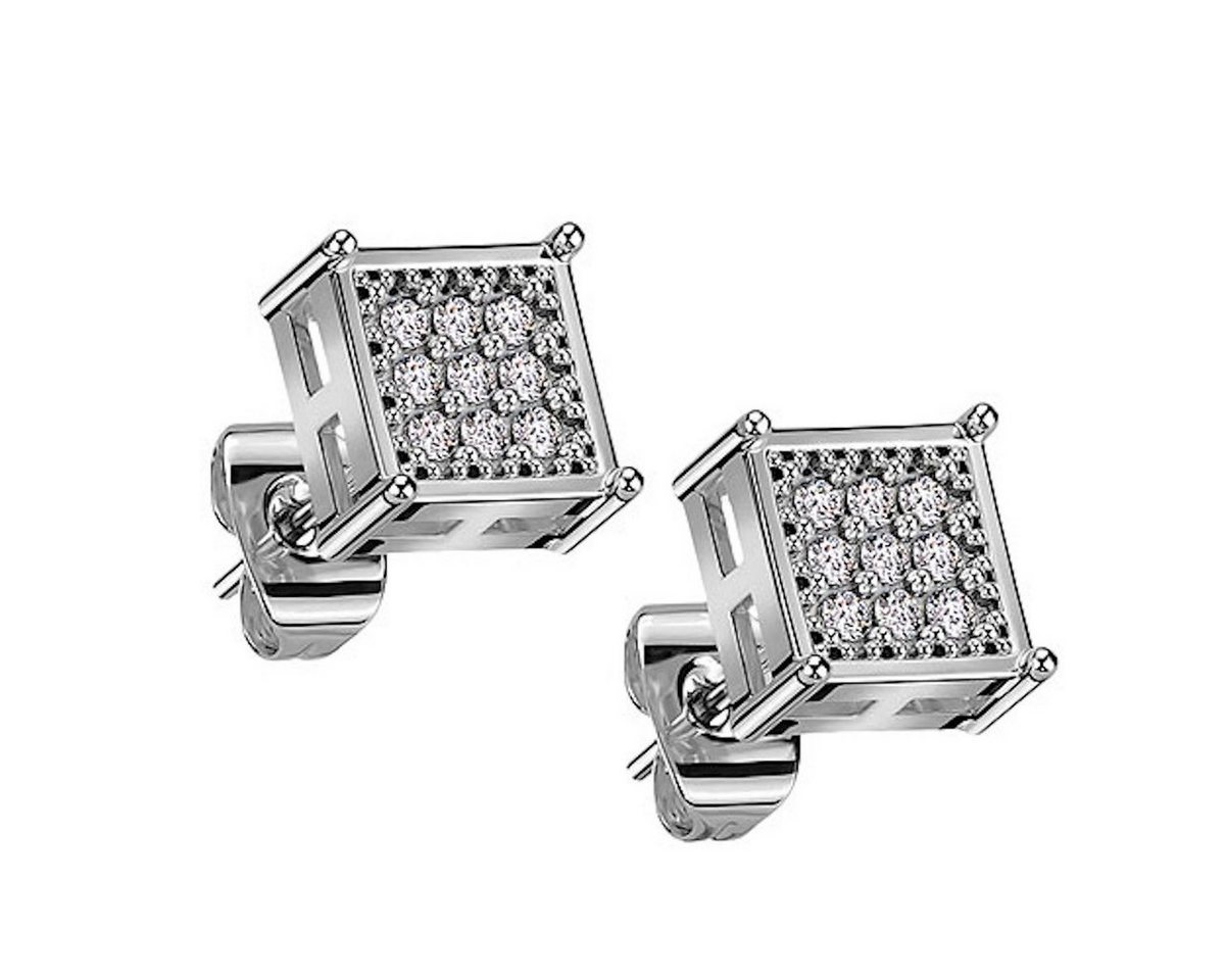 Taffstyle Paar Ohrstecker Ohrstecker Ohrringe Glitzer Kristall Stein Quadrat Damen Herren Silber, Geschenke für Frauen Freundin zum Geburtstag Weihnachten Valentinstag Taffstyle Paar Ohrstecker Ohrstecker Ohrringe Glitzer Kristall Stein Quadrat Damen Herren Silber, Geschenke für Frauen Freundin zum Geburtstag Weihnachten Valentinstag von Taffstyle