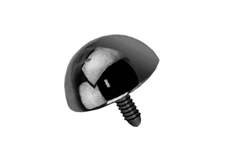 Taffstyle Piercing-Implantat Micro Dermal Diver Aufsatzkugel Perle Halbrund, Anchor Piercing Skin Diver Anker Aufsatz Halb Kugel Ball Flach Stecker von Taffstyle