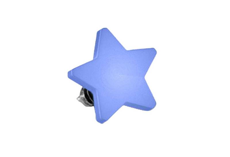 Taffstyle Piercing-Implantat Micro Dermal Piercing Flach Gewinde Farbig Stern, Micro Dermal Anchor Piercing Skin Diver Anker Aufsatz Platte Stecker von Taffstyle