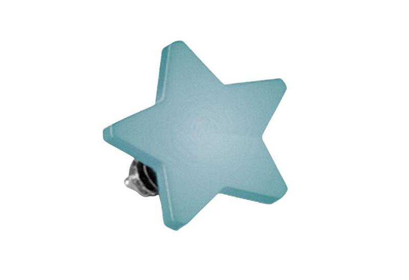 Taffstyle Piercing-Implantat Micro Dermal Piercing Flach Gewinde Farbig Stern, Micro Dermal Anchor Piercing Skin Diver Anker Aufsatz Platte Stecker von Taffstyle