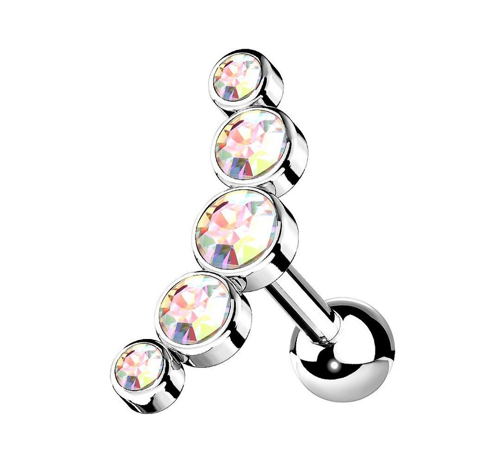 Taffstyle Piercing-Set Helix Ohr Knorpel Piercing Multi Kristall Bogen, Stecker Glitzer Steinen Ohr Cartilage Tragus Ohrpiercing Barbell Kugel Taffstyle Piercing-Set Helix Ohr Knorpel Piercing Multi Kristall Bogen, Stecker Glitzer Steinen Ohr Cartilage Tragus Ohrpiercing Barbell Kugel von Taffstyle