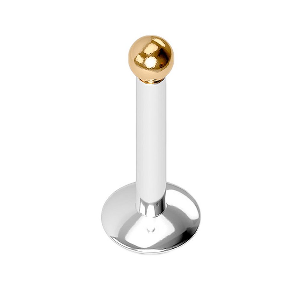 Taffstyle Piercing-Set Micro Lippenpiercing Stecker mit Kugel, Piercing Stab Monroe Labret Lippen Ohr Tragus Helix Stud Innengewinde von Taffstyle