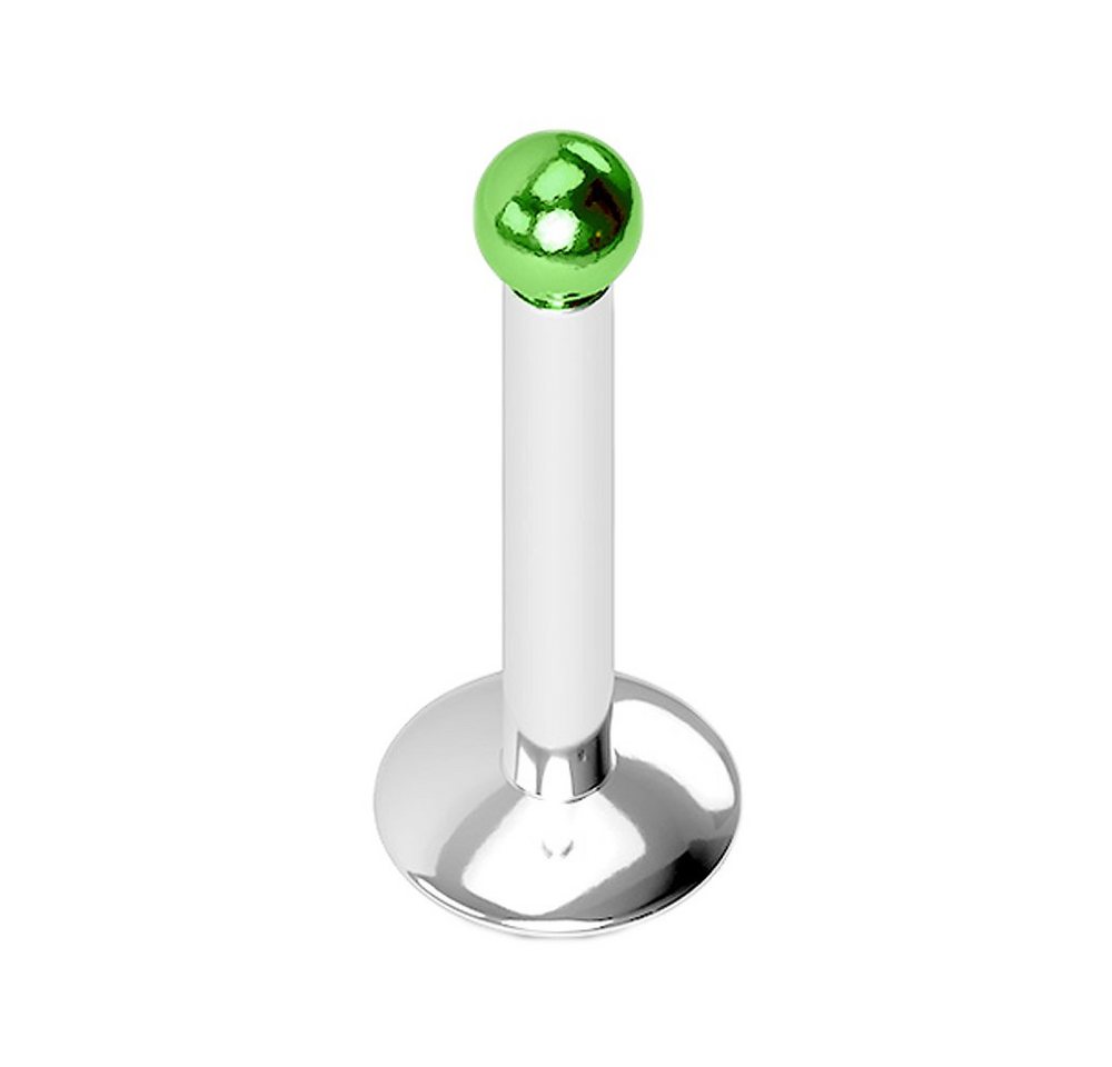 Taffstyle Piercing-Set Micro Lippenpiercing Stecker mit Kugel, Piercing Stab Monroe Labret Lippen Ohr Tragus Helix Stud Innengewinde von Taffstyle