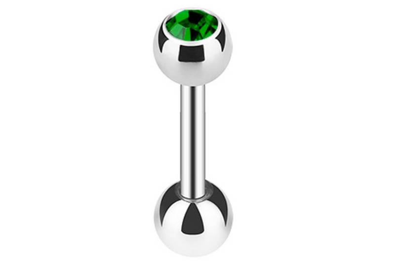 Taffstyle Piercing-Set Piercing Cartilage Silber Farben Kristall Kugel, Ohr aus Chirurgenstahl Helix Tragus Ohrpiercing Barbell Stecker von Taffstyle
