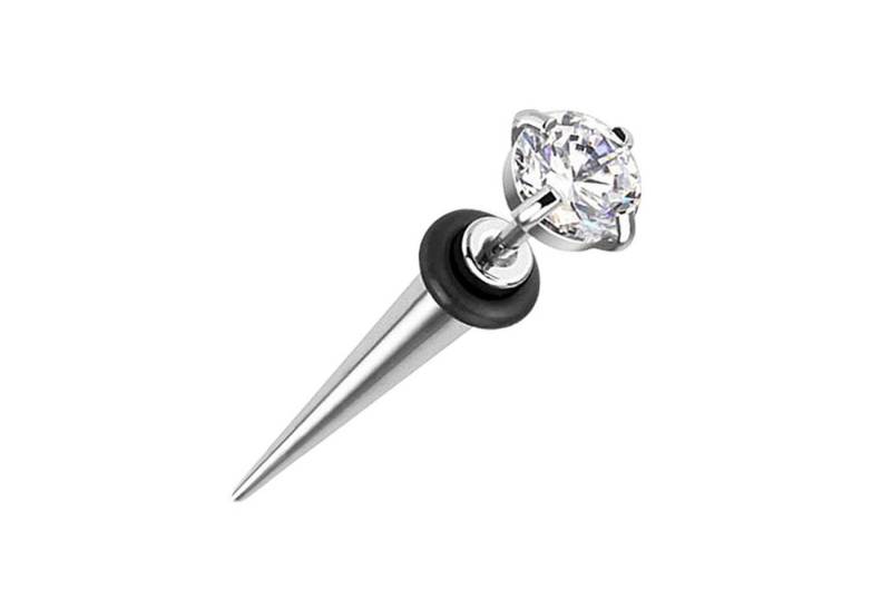 Taffstyle Piercing-Set Piercing Dehstab Taper mit Kristall, Ohrring Ohrstecker Fake Dehnungstab Expander Ohr Taper Piercingstecker von Taffstyle