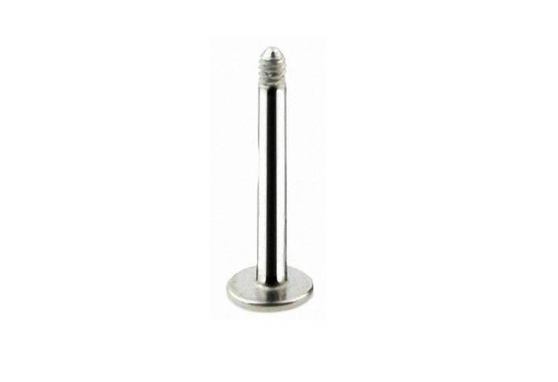 Taffstyle Piercing-Set Piercing Ersatz Gewinde Labret Stecker Lippensteck, Lippenpiercing Lippe Schmuck Labret Stecker Lippenstecker Stab Silber von Taffstyle