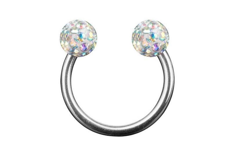 Taffstyle Piercing-Set Piercing Hufeisen Multi Ferido Doppel mit Kristall, Lippenpiercing Lippe Schmuck Multi Ferido Doppel mit Kristall Kugeln Taffstyle Piercing-Set Piercing Hufeisen Multi Ferido Doppel mit Kristall, Lippenpiercing Lippe Schmuck Multi Ferido Doppel mit Kristall Kugeln von Taffstyle