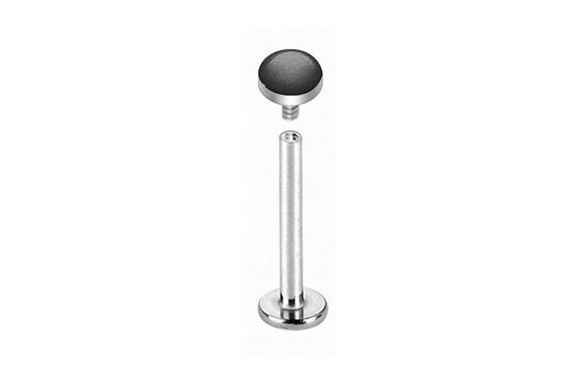 Taffstyle Piercing-Set Piercing Labret Stecker Emaille Kugel Kopf, Piercing Körperschmuck Schmuck von Taffstyle