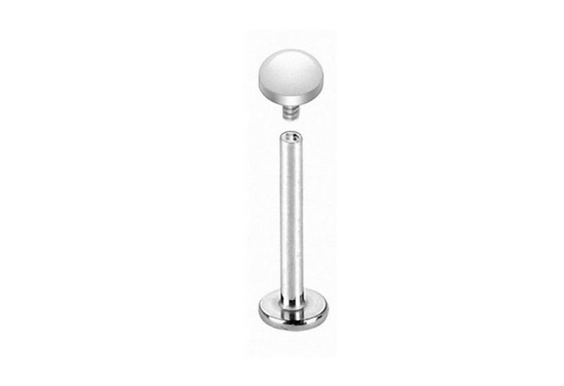 Taffstyle Piercing-Set Piercing Labret Stecker Emaille Kugel Kopf, Piercing Körperschmuck Schmuck von Taffstyle