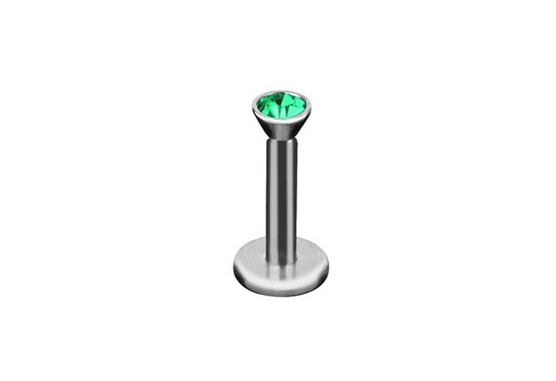 Taffstyle Piercing-Set Piercing Labret Stecker Stud Innengewinde Kristall, Lippenpiercing Schmuck Piercing Labret Stecker Lippenstecker Tragus von Taffstyle