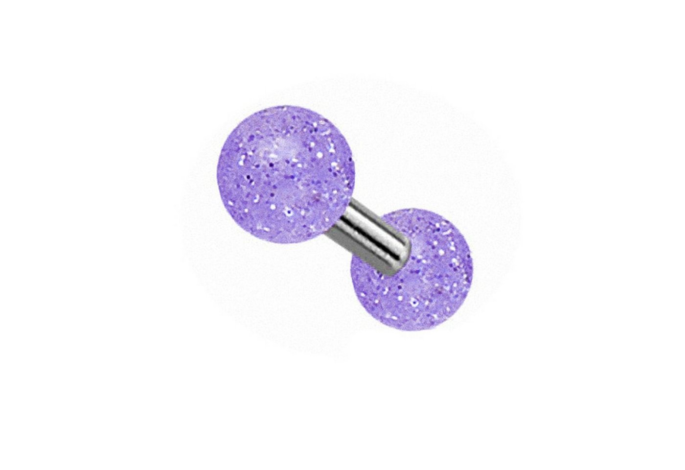 Taffstyle Piercing-Set Piercing Ohr Helix Tragus Glitter UV Kugel, Ohr Chirurgenstahl Ohrpiercing Cartilage Stab Barbell Knorpel Stecker von Taffstyle