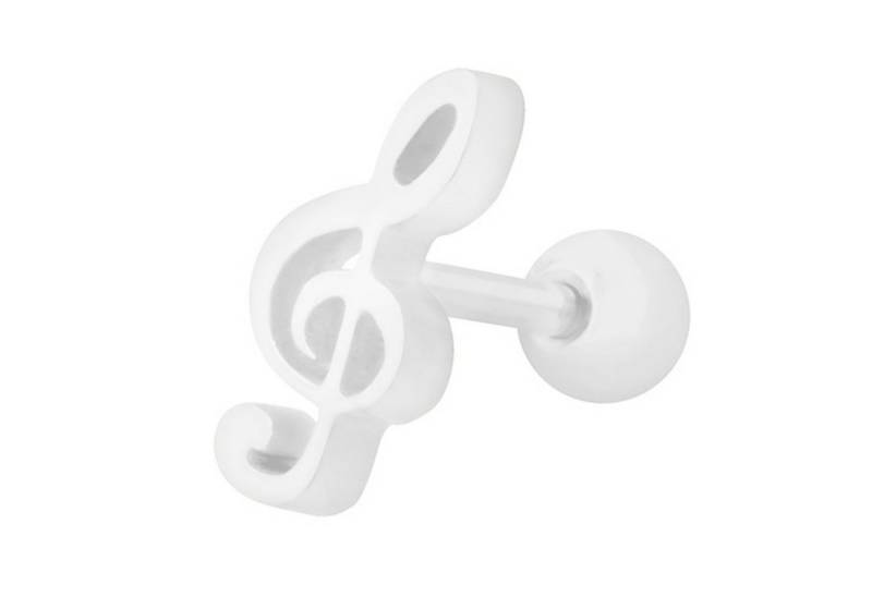 Taffstyle Piercing-Set Piercing Ohr Helix Tragus Notenschlüssel, Chirurgenstahl Ohrpiercing Cartilage Stab Barbell Knorpel Flach Kugel von Taffstyle
