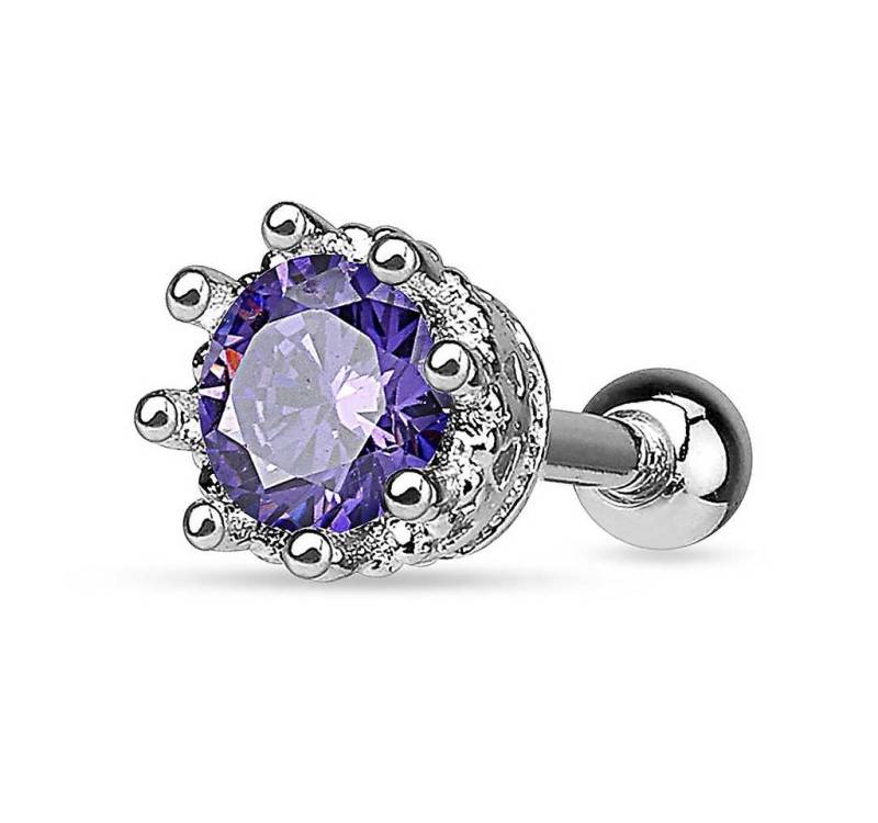 Taffstyle Piercing-Set Piercing Stecker Vintage Krone mit Kristall, Piercing Ohr Chirurgenstahl Helix Tragus Ohrpiercing Cartilage Barbell Taffstyle Piercing-Set Piercing Stecker Vintage Krone mit Kristall, Piercing Ohr Chirurgenstahl Helix Tragus Ohrpiercing Cartilage Barbell von Taffstyle