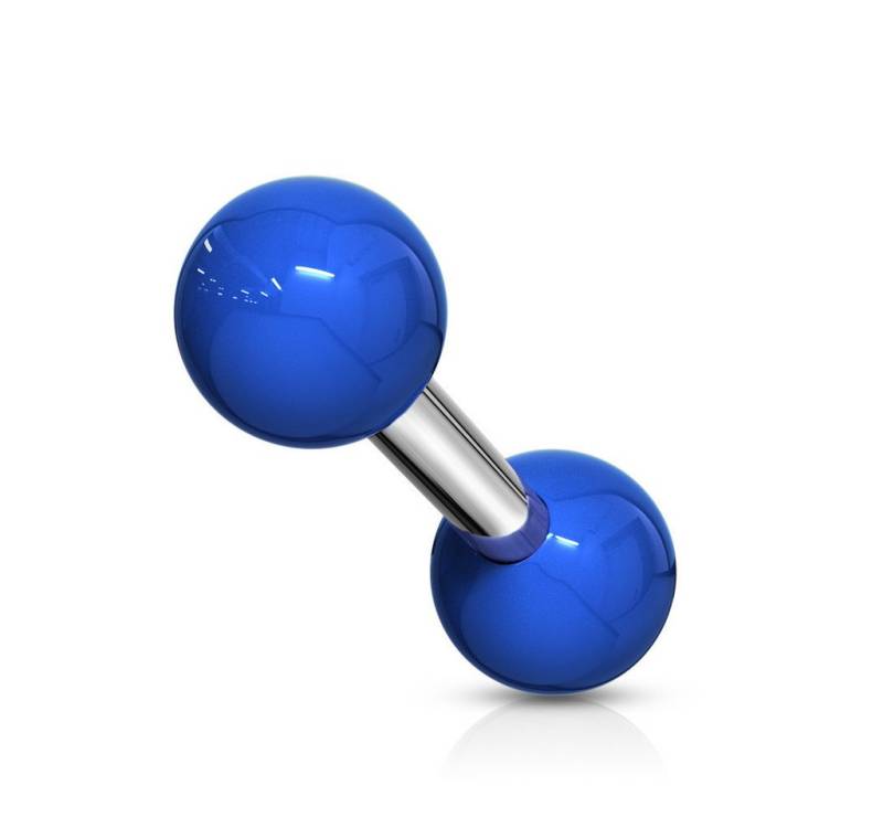 Taffstyle Piercing-Set Tragus Cartilage Piercing Barbell Stab farbige Kugeln Blau (Ohr Tragus Helix Rook Lobe Daith Conch Orbital Snug Ohrring Piercing), Ohrpiercing Cartilage Knorpel Ohr Tragus Helix Rook Lobe Daith Conch von Taffstyle