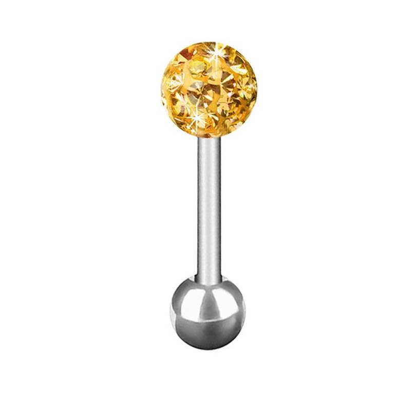 Taffstyle Piercing-Set Tragus Helixpiercing Ferido Kristall Kugel, Tragus Piercing Helix Ohr Cartilage Knorpel Stecker Kristall Kugel von Taffstyle