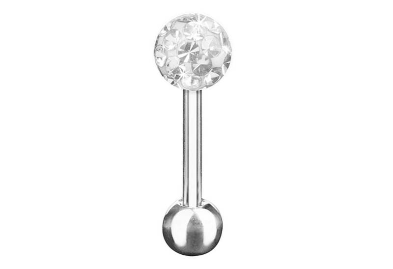 Taffstyle Piercing-Set Tragus Helix Piercing Ohrpiercing Stecker Ferido Kristall Kugel, Piercing Stecker Daith Cartilage Knorpel Stecker mit Kristall Kugel von Taffstyle