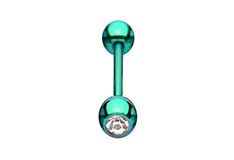 Taffstyle Piercing-Set Zungenpiercing Intim Brust Kugel Kristall Stein, Piercingfaktor Barbell Stab Hantel Stecker Tragus Helix Ohrpiercing von Taffstyle