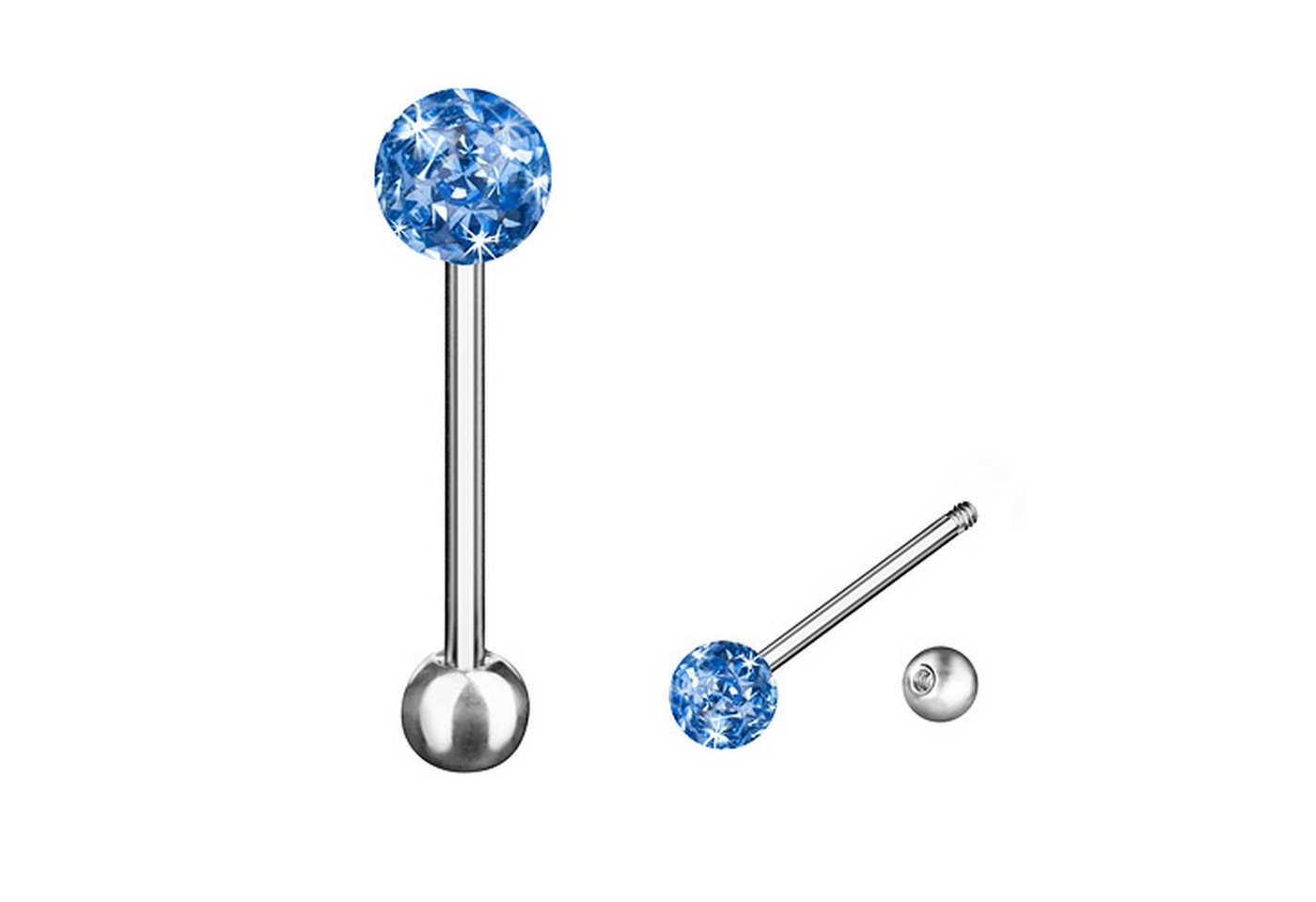 Taffstyle Piercing-Set Zungenpiercing Intim Brust Oral Ohr Kugel Kristall, Barbell Stab Piercing Hantel Stecker Zunge Tragus Helix Ohrpiercing Taffstyle Piercing-Set Zungenpiercing Intim Brust Oral Ohr Kugel Kristall, Barbell Stab Piercing Hantel Stecker Zunge Tragus Helix Ohrpiercing von Taffstyle
