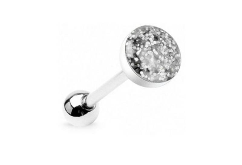 Taffstyle Piercing-Set Zungenpiercing Ohr Kugel Multi Epoxy Kristall Ball, Piercingfaktor Barbell Stab Hantel Stecker Intim Brust Ohr Ohrpiercing von Taffstyle