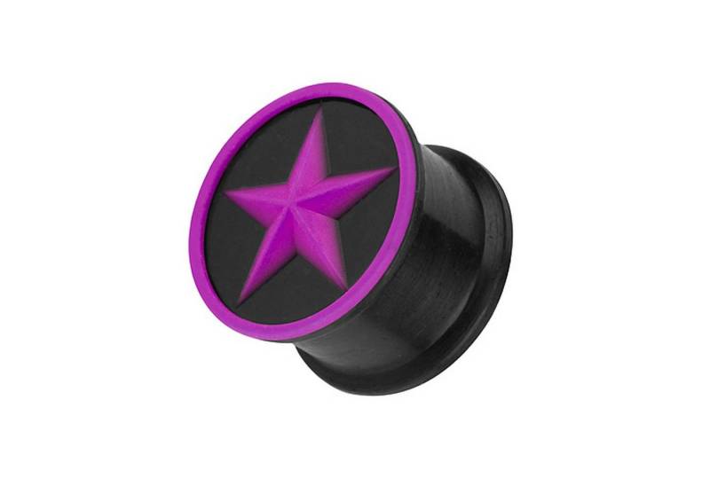 Taffstyle Plug Ohr Plug Flesh Tunnel Ohrpiercing 3D Silikon Stern, Ohr Plug Flesh Tunnel Piercing Ohrpiercing 3D Silikon mit Stern Taffstyle Plug Ohr Plug Flesh Tunnel Ohrpiercing 3D Silikon Stern, Ohr Plug Flesh Tunnel Piercing Ohrpiercing 3D Silikon mit Stern von Taffstyle