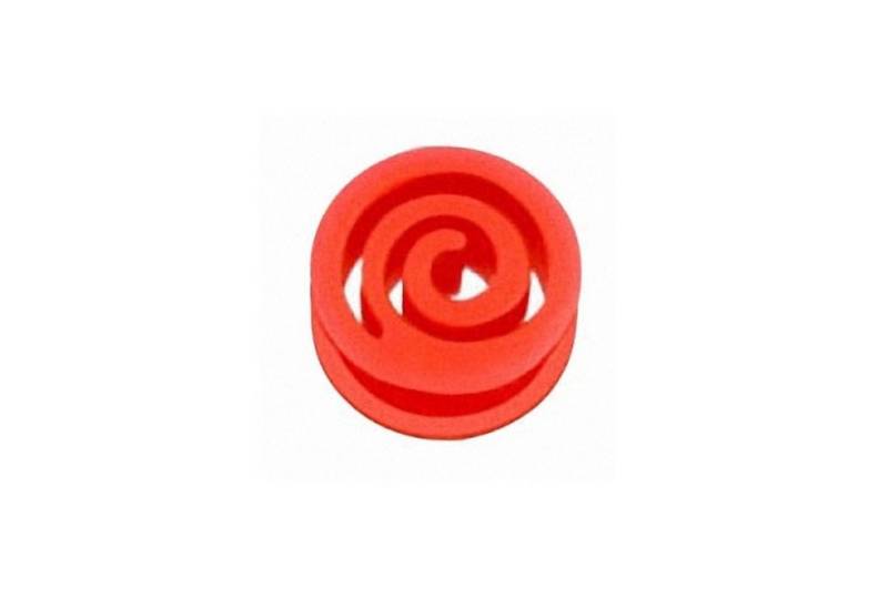 Taffstyle Plug Ohr Plug Flesh Tunnel Ohrpiercing Silikon Spirale, Ohr Plug Flesh Tunnel Piercing Ohrpiercing Silikon Spirale von Taffstyle