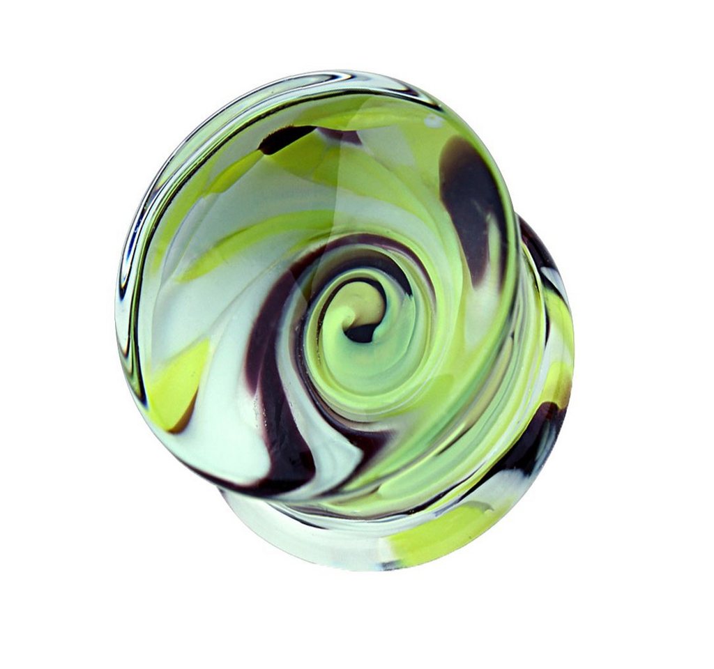 Taffstyle Plug Ohr Plug Piercing Ohrpiercing Glas Double Flared, Ohr Plug Flesh Tunnel Piercing Ohrpiercing Glas Double Flared von Taffstyle
