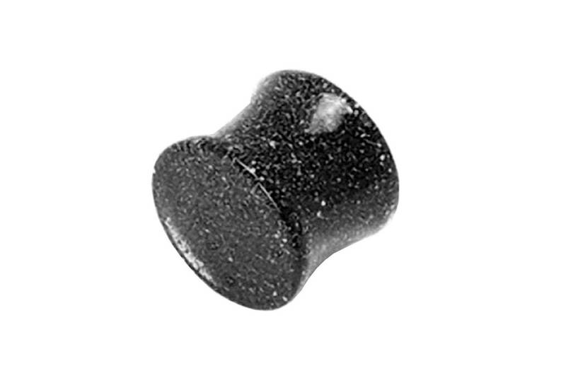 Taffstyle Plug Piercing Kunststoff Double Flared Ultra Glitter, Ohr Plug Flesh Tunnel Ohrpiercing Saddle Double Flared Ultra Glitter von Taffstyle