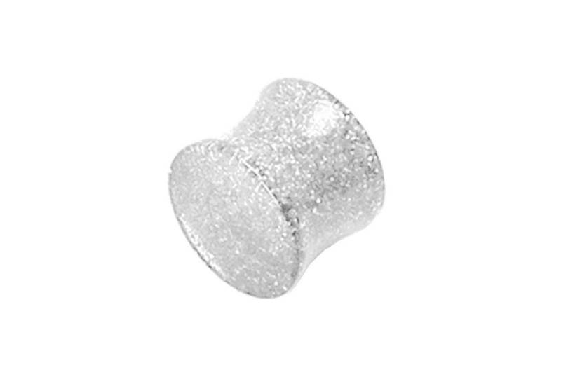 Taffstyle Plug Piercing Kunststoff Double Flared Ultra Glitter, Ohr Plug Flesh Tunnel Ohrpiercing Saddle Double Flared Ultra Glitter von Taffstyle