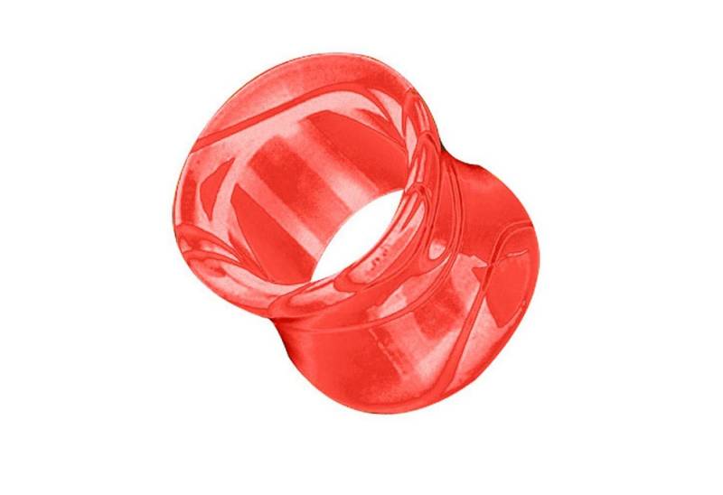 Taffstyle Plug Piercing Kunststoff UV Double Flared Marmor Swirl, Flesh Tunnel Ohr Plug Ohrpiercing Ear UV Double Flared Marmor Swirl von Taffstyle