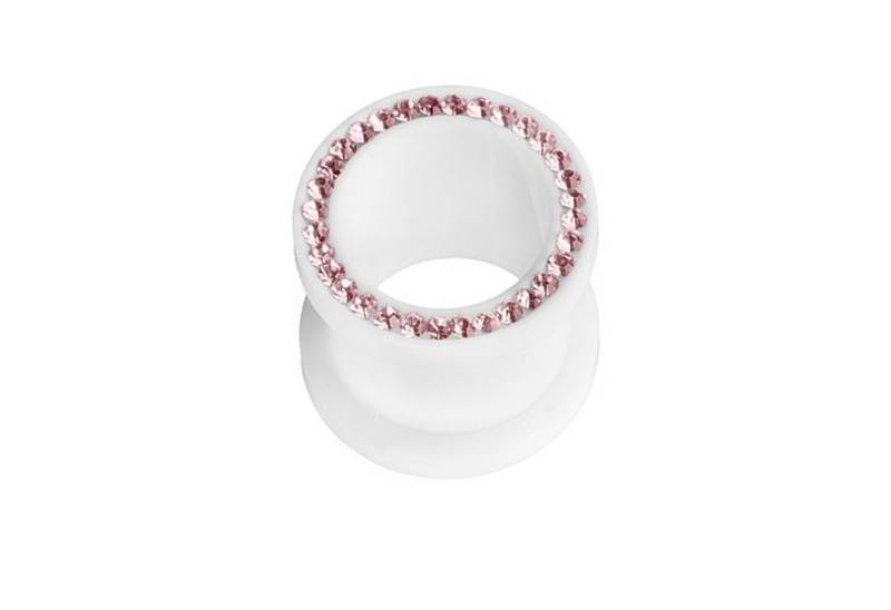 Taffstyle Plug Piercing Kunststoff mit farbigen Kristallen, Flesh Schraub Tunnel Plug Ohr Piercing Kunststoff farbigen Kristallen Taffstyle Plug Piercing Kunststoff mit farbigen Kristallen, Flesh Schraub Tunnel Plug Ohr Piercing Kunststoff farbigen Kristallen von Taffstyle