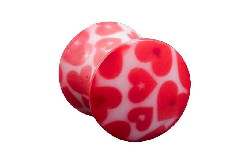 Taffstyle Plug Piercing Ohrpiercing Double Flared Herzen Rot, Ohr Plug Flesh Tunnel Piercing Ohrpiercing Double Flared Herzen Taffstyle Plug Piercing Ohrpiercing Double Flared Herzen Rot, Ohr Plug Flesh Tunnel Piercing Ohrpiercing Double Flared Herzen von Taffstyle