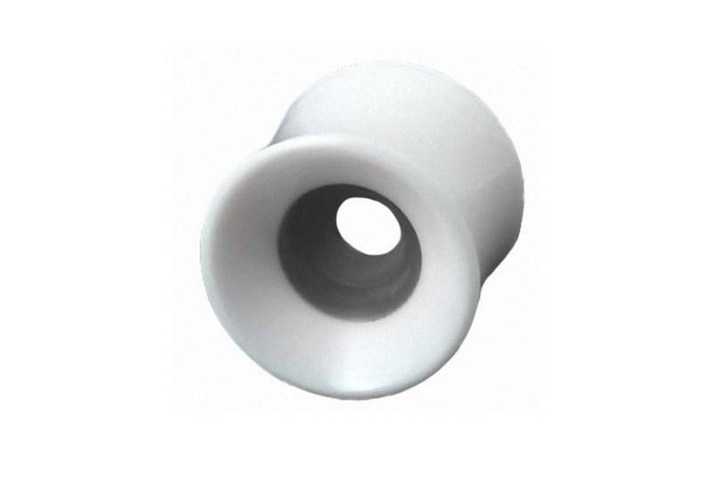 Taffstyle Plug Piercing Schmuck Horn Weiß Knochen Inlay Schwarz, Organic Flesh Ohr Tunnel Piercing Schmuck Horn Weiß Knochen Inlay von Taffstyle