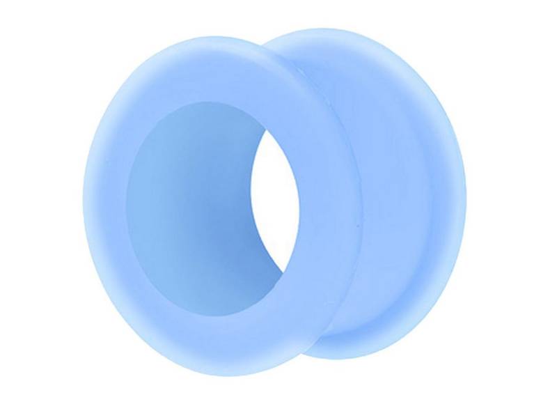 Taffstyle Plug Piercing Tunnel Silikon Flared Weich Flexibel, Farbiger Flesh Extra Big Double Flared XXL Rund Creole Ohr Plug Ear von Taffstyle