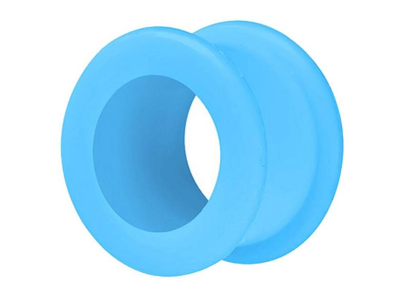 Taffstyle Plug Piercing Tunnel Silikon Flared Weich Flexibel, Farbiger Flesh Extra Big Double Flared XXL Rund Creole Ohr Plug Ear von Taffstyle