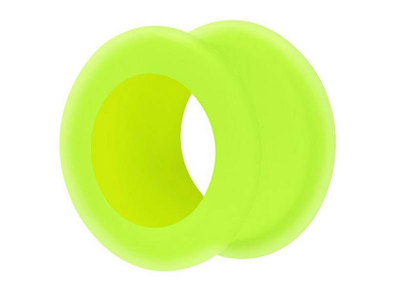 Taffstyle Plug Piercing Tunnel Silikon Flared Weich Flexibel, Farbiger Flesh Extra Big Double Flared XXL Rund Creole Ohr Plug Ear von Taffstyle