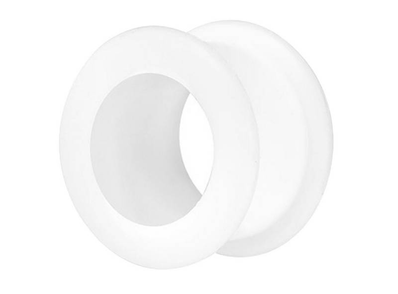 Taffstyle Plug Piercing Tunnel Silikon Flared Weich Flexibel, Farbiger Flesh Extra Big Double Flared XXL Rund Creole Ohr Plug Ear von Taffstyle