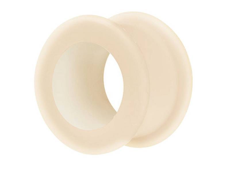Taffstyle Plug Piercing Tunnel Silikon Flared Weich Flexibel, Farbiger Flesh Extra Big Double Flared XXL Rund Creole Ohr Plug Ear von Taffstyle