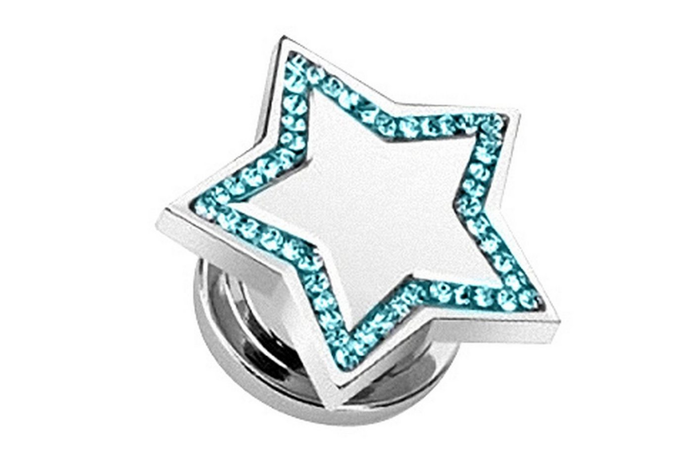 Taffstyle Plug Schraubverschluß Edelstahl Stern Multi Kristall, Ohr Plug Flesh Tunnel Piercing Ohrpiercing Schraub Schraubverschluß Taffstyle Plug Schraubverschluß Edelstahl Stern Multi Kristall, Ohr Plug Flesh Tunnel Piercing Ohrpiercing Schraub Schraubverschluß von Taffstyle