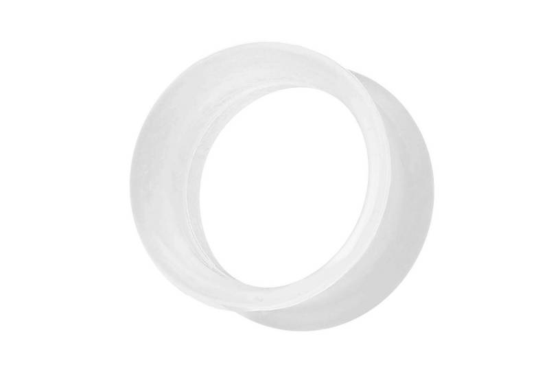 Taffstyle Plug Silkon Flesh Tunnel dünner Rand Glow in the Dark 5mm, Ohrpiercing Ohr Ear Flesh Tunnel Plug Piercing von Taffstyle
